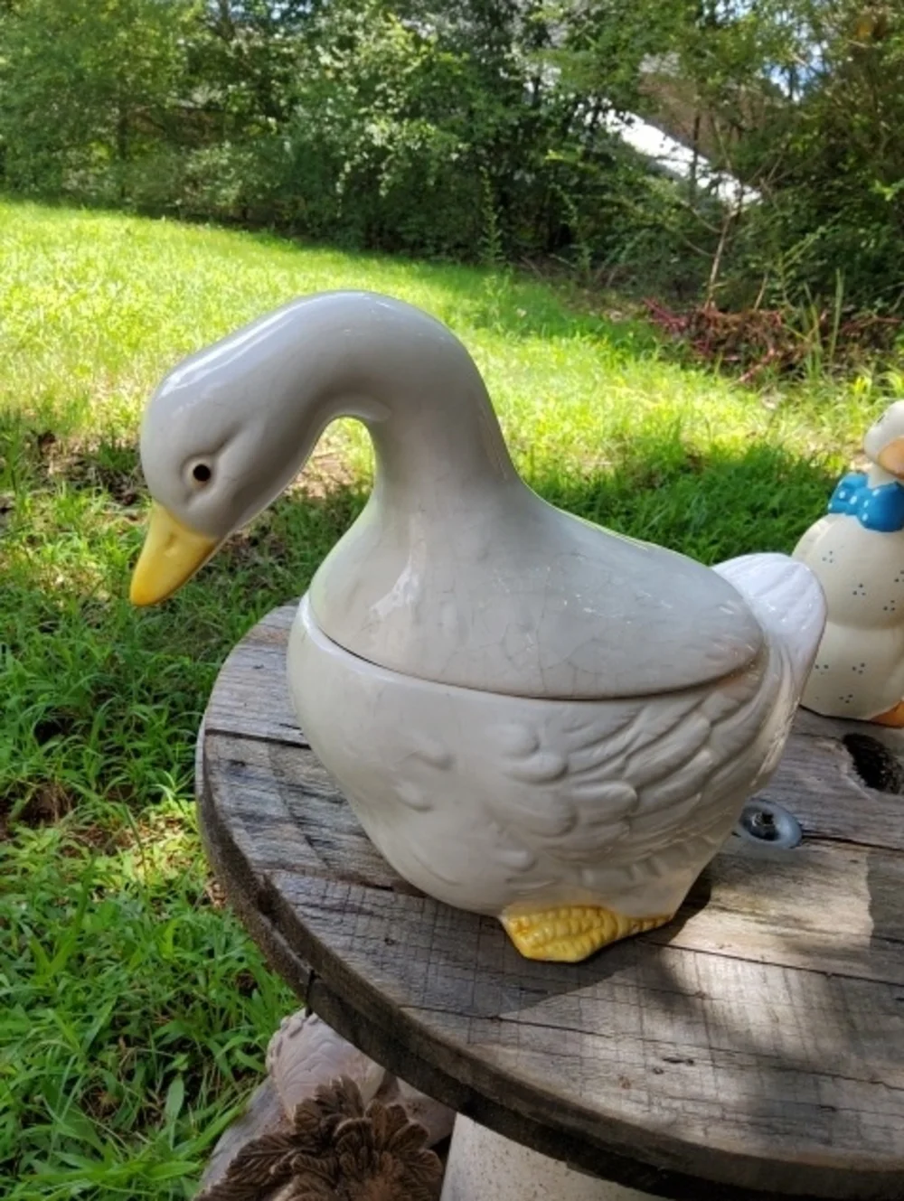 Vintage 1980s Duck/ Goose Cookie Jar.